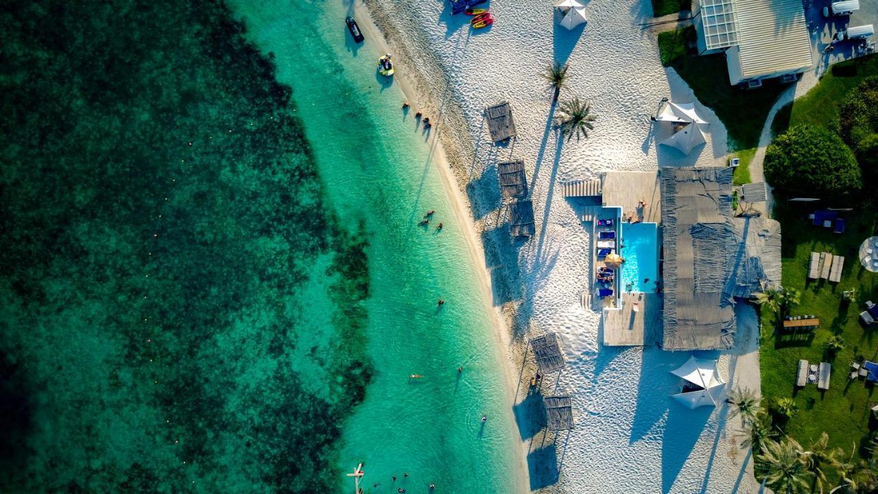 Nurai Island, Saadiyat Ξενοδοχείο Αμπού Ντάμπι Εξωτερικό φωτογραφία Aerial view of the beach