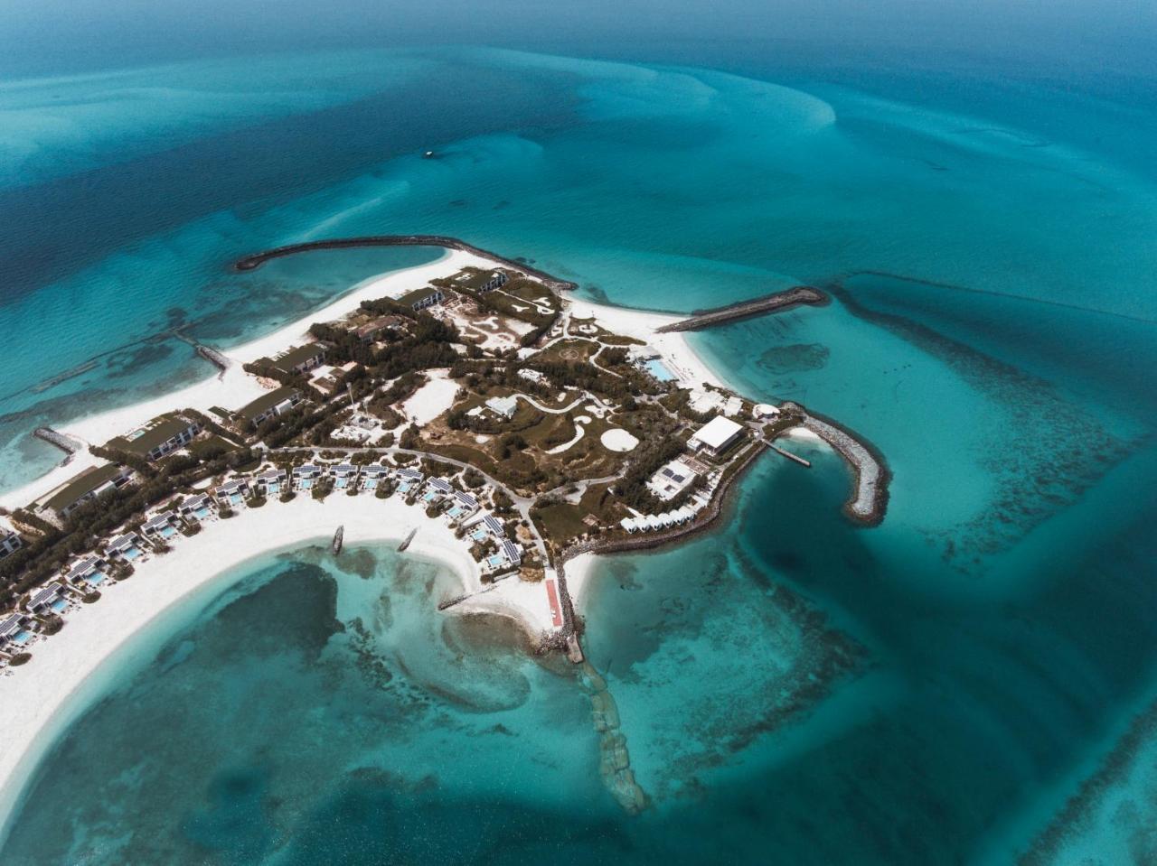 Nurai Island, Saadiyat Ξενοδοχείο Αμπού Ντάμπι Εξωτερικό φωτογραφία Aerial view of the island